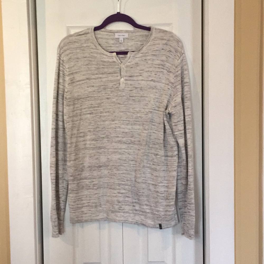 Calvin Klein Heathered Grey Longsleeve